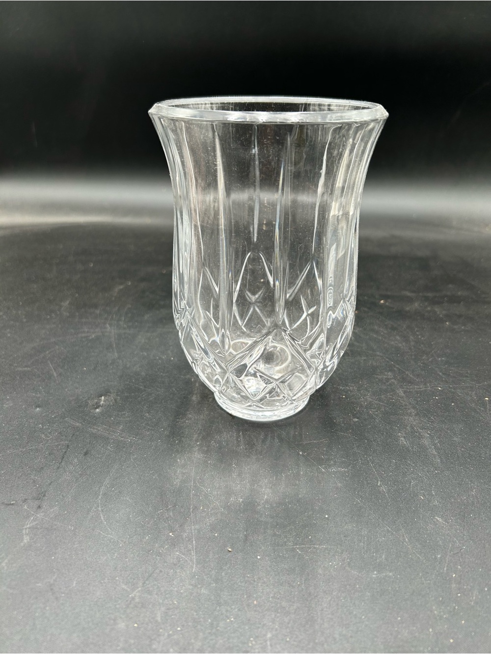Clear Crystal Decorative light globe- Classic Cut Pattern, sconce replacement